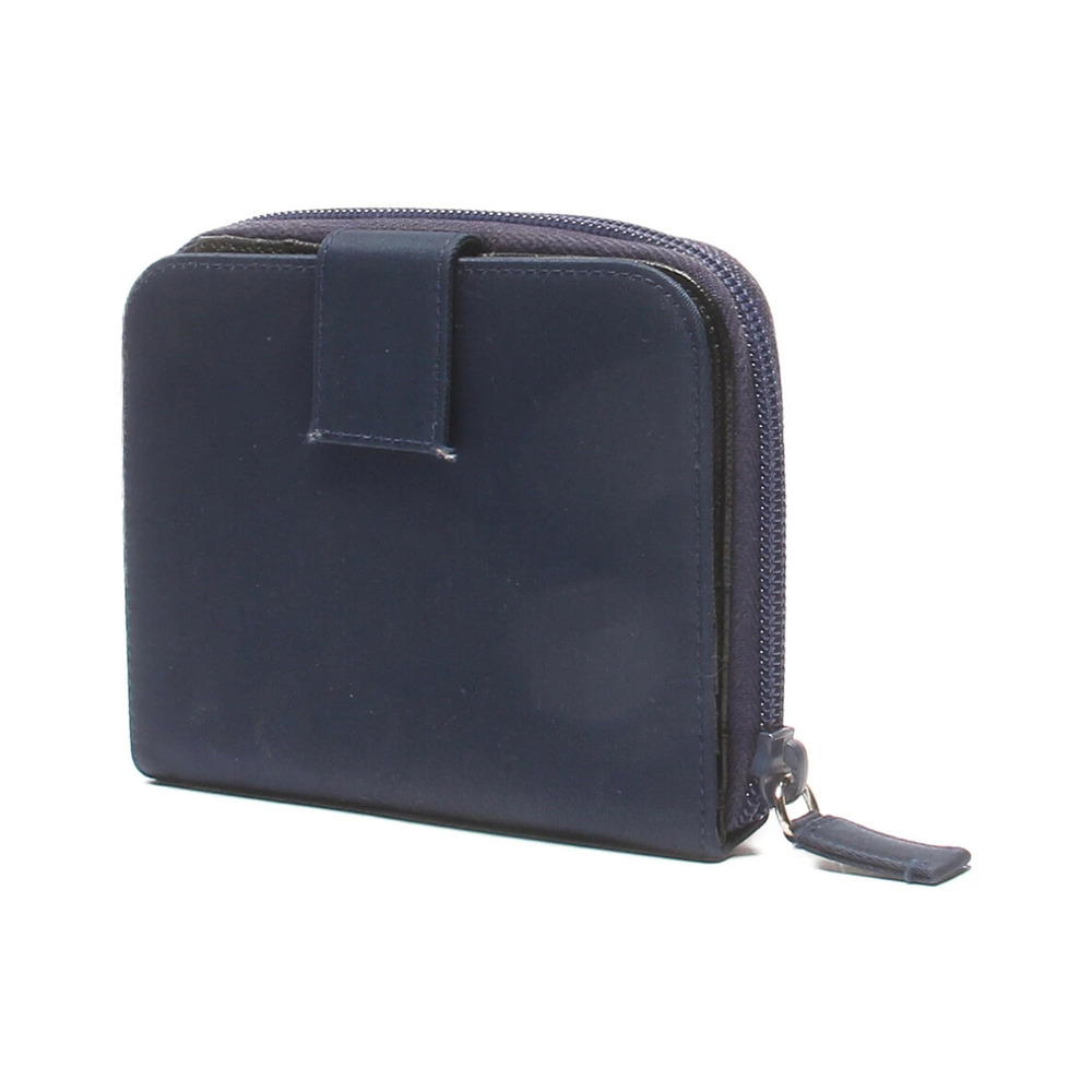 Prada Round Zipper Bi fold Wallet